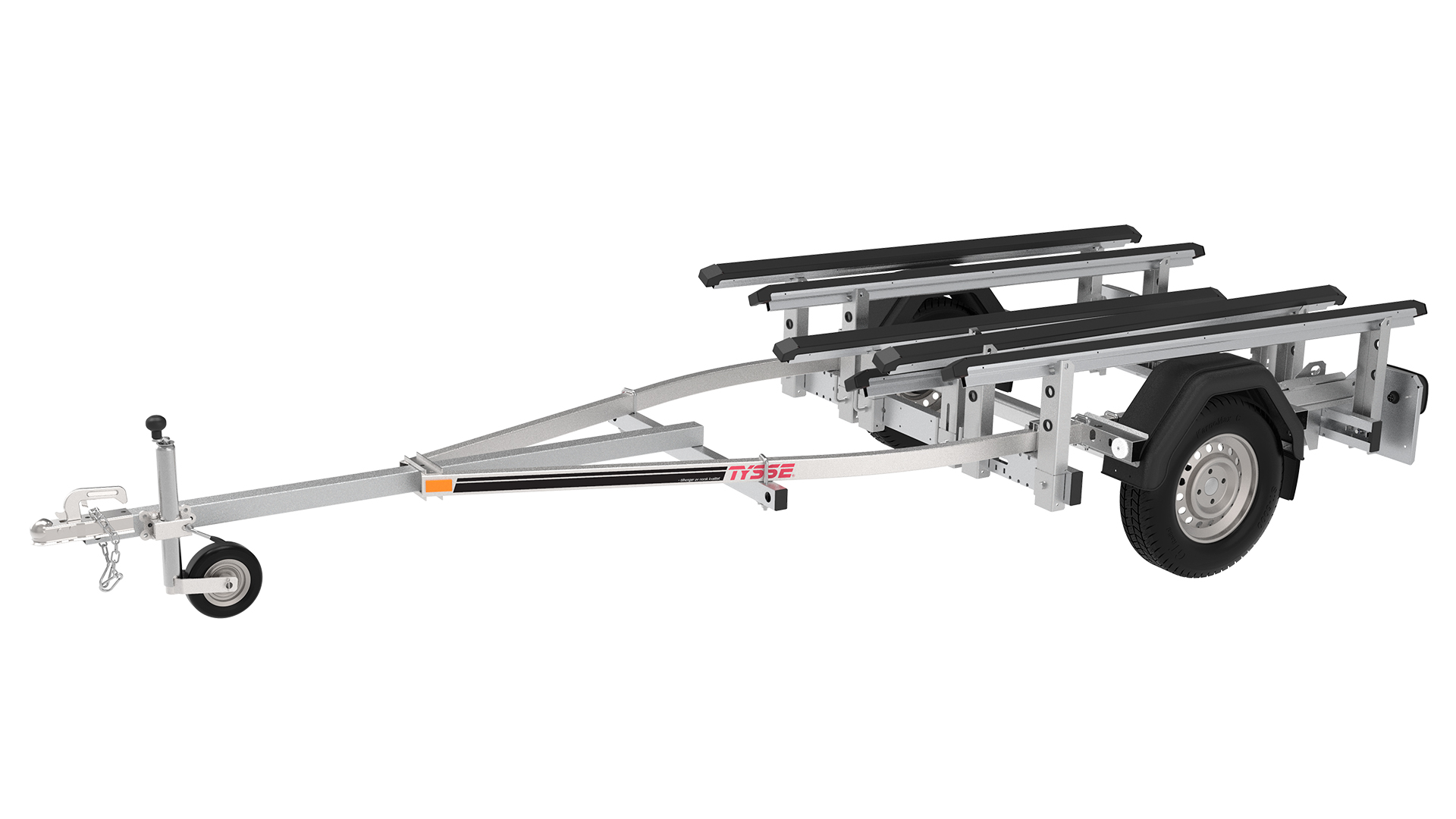 Båthenger kajakk 6021 750kg, 3stk kajakker